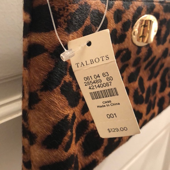 Faux fur Leopard/Cheetah print shoulder bag - Picture 2 of 8